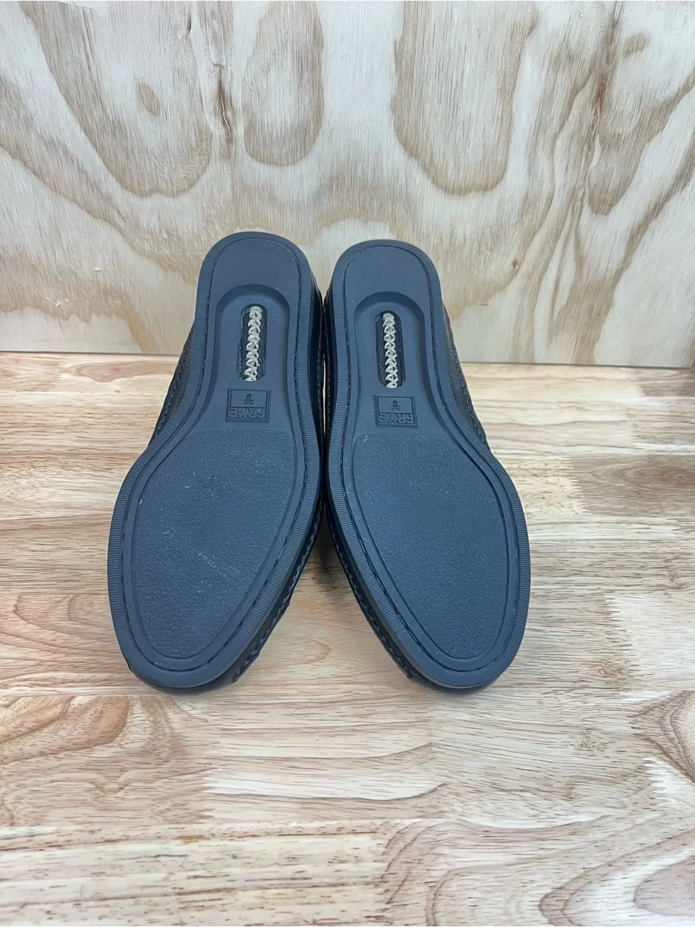 Frye Boat Shoes Size 8.5 Black Leather Loafers #Preppy #Loungewear